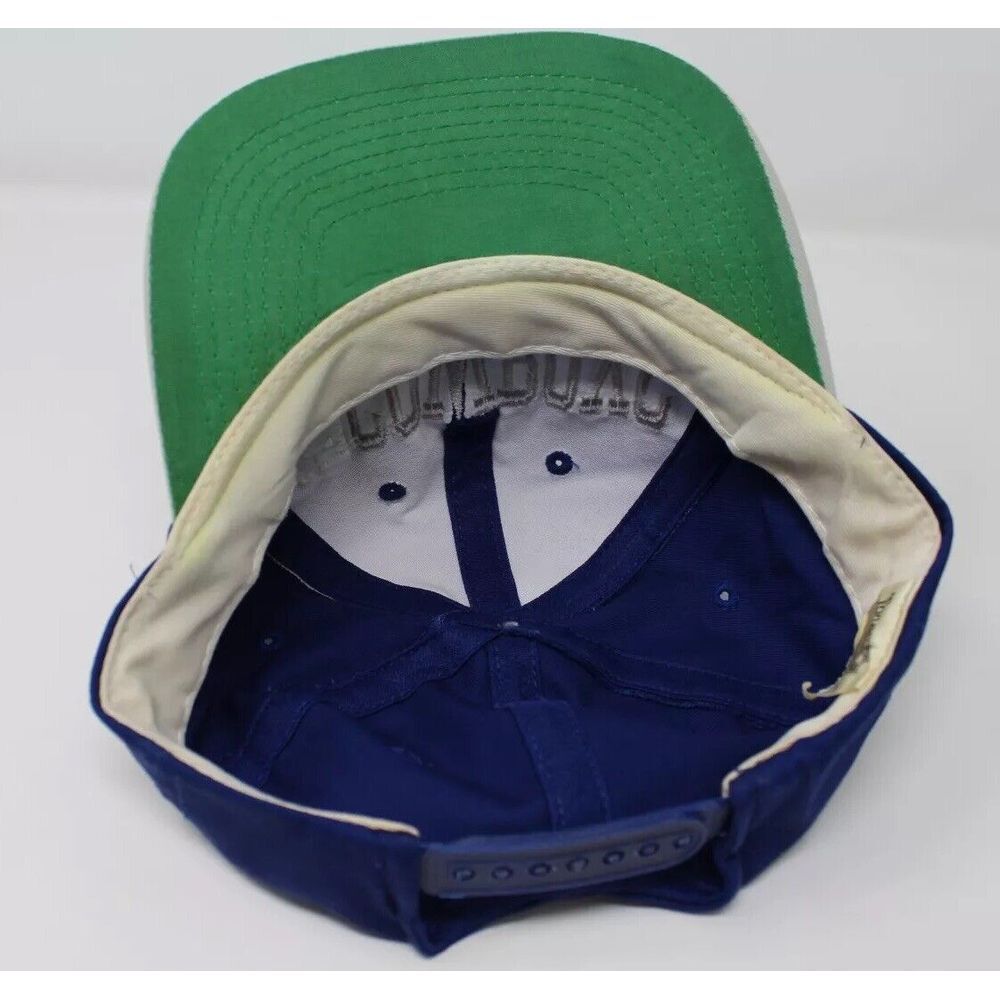 Dallas Cowboys Block Spellout Snapback‎ Hat Cap Blue Dome Vintage - Picture 5 of 6